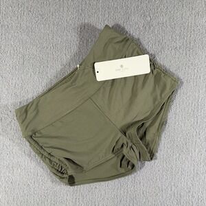 CRz Yoga Womens Army Green Swim Shorts Athletic Size XS New